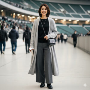 【徹底解説】ライブ服装冬のドーム50代女性!寒さ対策とおしゃれを両立する鉄板コーデ3選