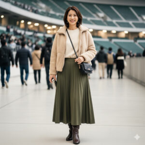 【徹底解説】ライブ服装冬のドーム50代女性!寒さ対策とおしゃれを両立する鉄板コーデ3選